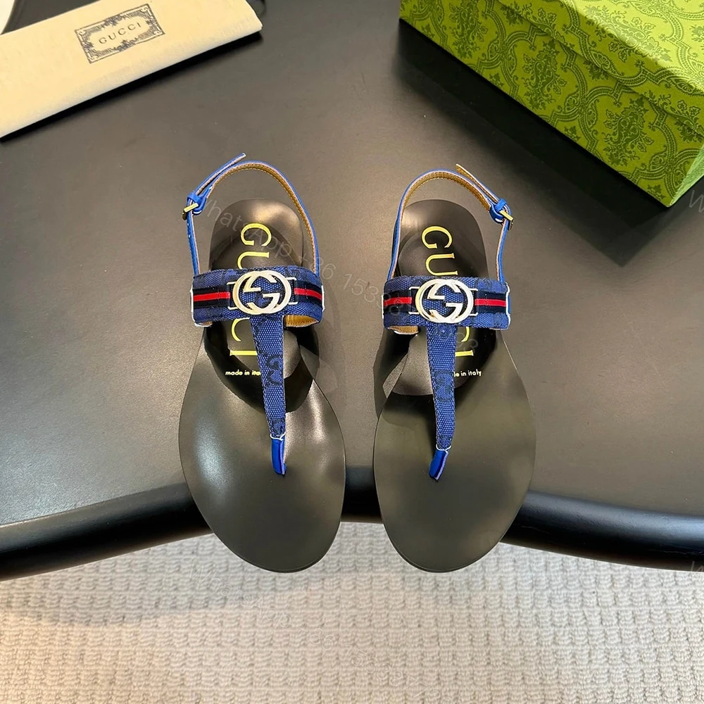 View 3 of GUCCI Women’s Interlocking G Web sandal 316252