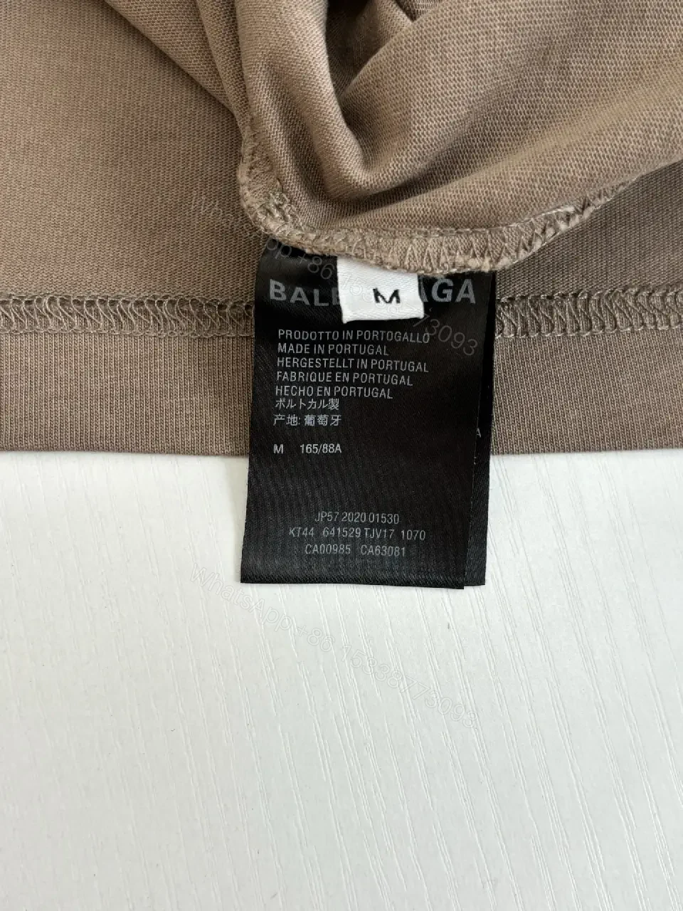View 7 of Taupe Cotton Tee-Dress: Relaxed, Minimal, Designer-Inspired