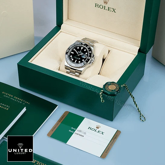 View 9 of Rolex GMT-Master II 116710LN-0001 Black Dial Oyster Replica