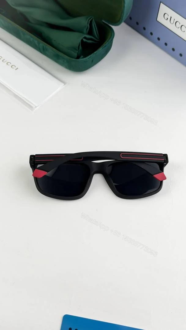 View 4 of First Copy Gucci Red Black 68523 Sunglasses
