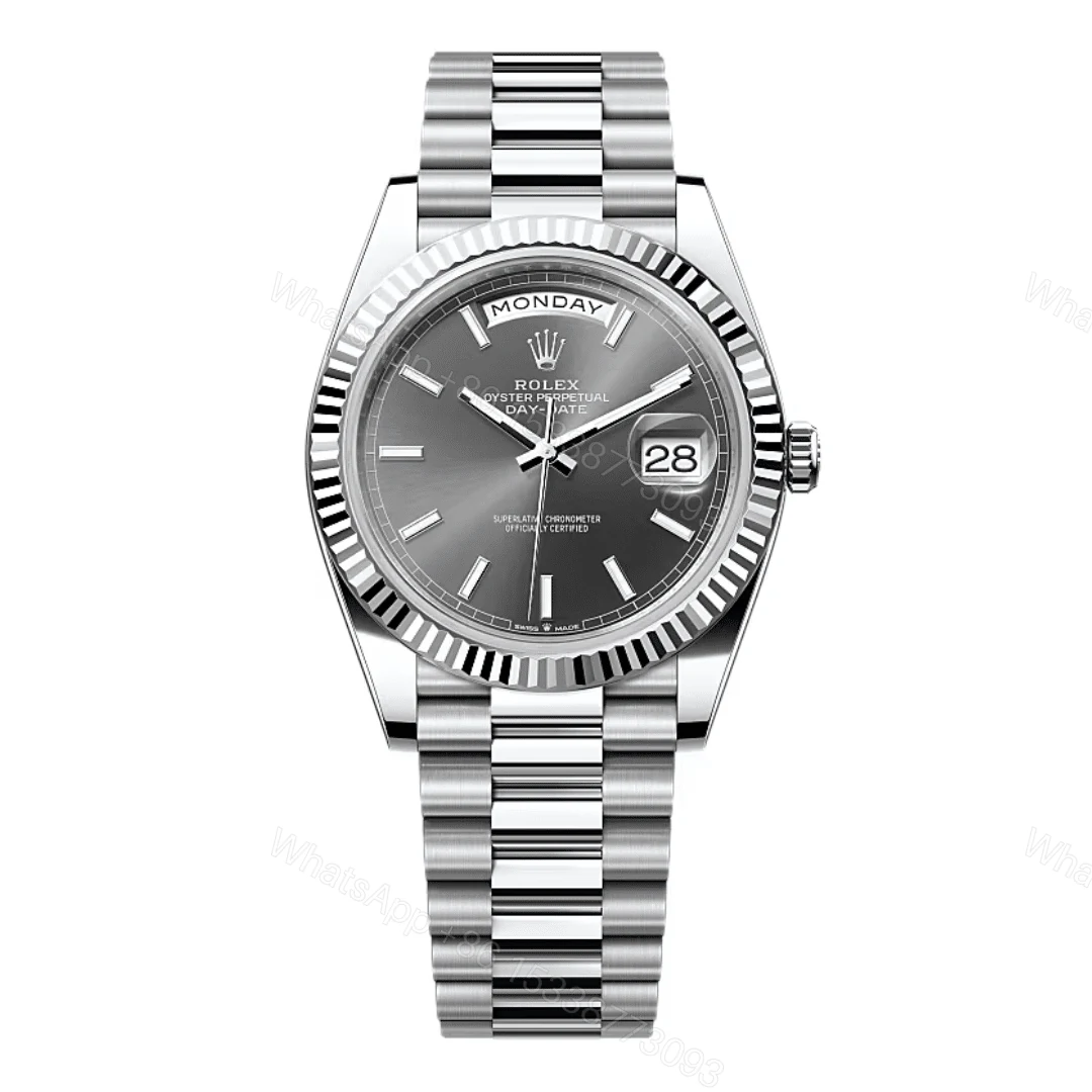 Rolex Day-Date Grey Dial Replica — view 1