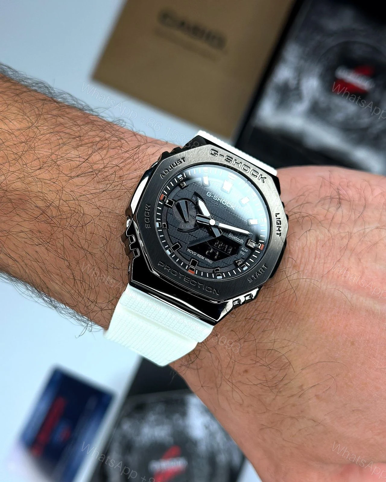 View 2 of FIRST COPY G-SHOCK G-STEEL GBM-2100B-7A Inspired Model