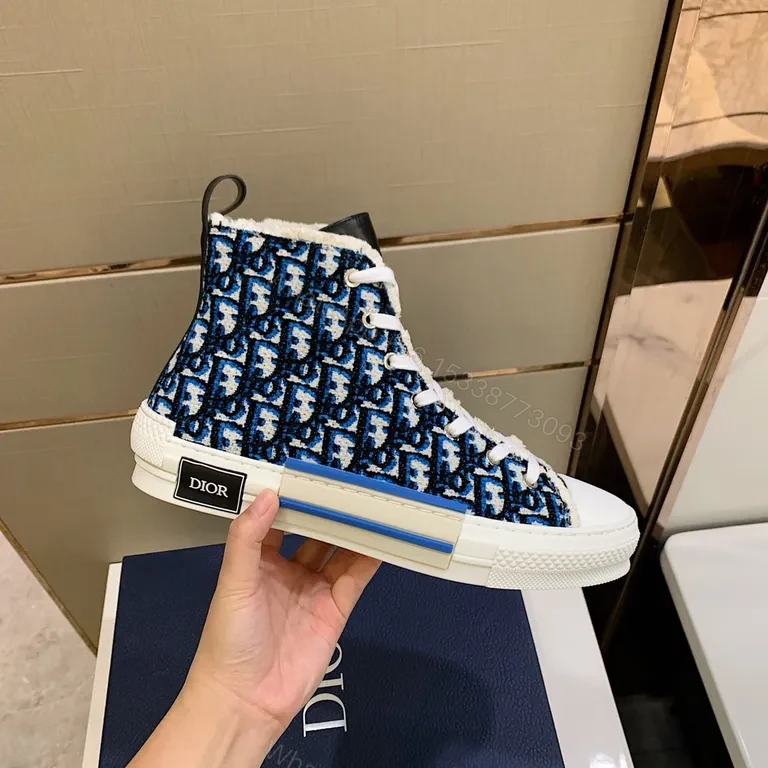 Statement Knit High-Top Sneaker: Luxe Bold-Patterned Comfort — view 1