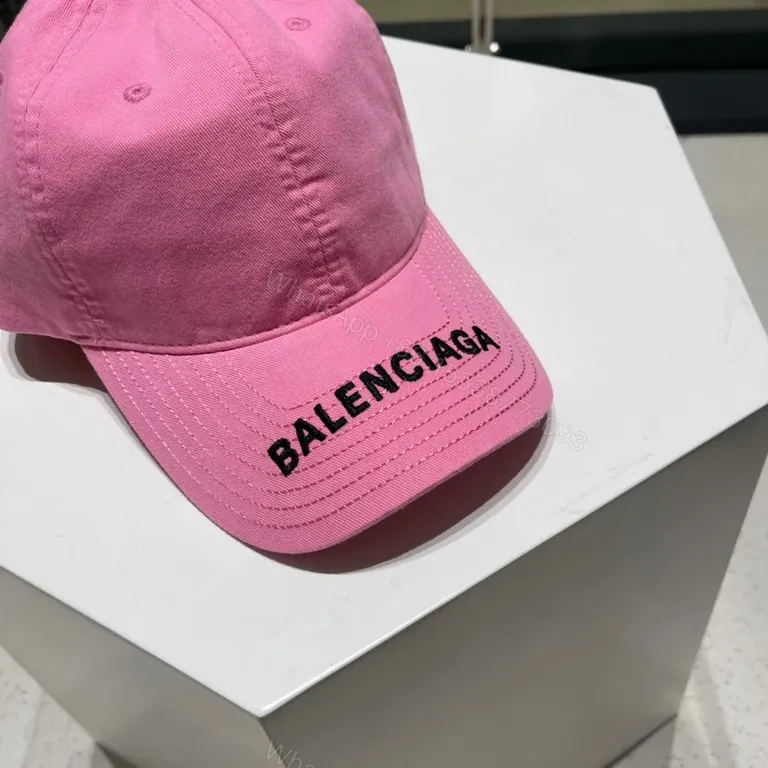 View 6 of Bold Pink Balenciaga-Inspired Cap â€“ Premium Everyday Style