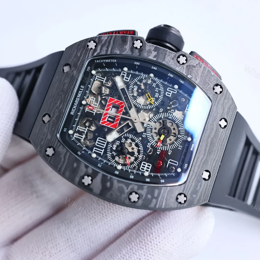 View 5 of Richard Mille RM011-FM Black Chronograph Watch