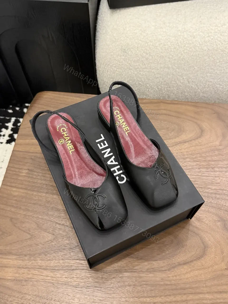 View 9 of Chic Slingback Pumps: Signature Logo, All-Day Comfort