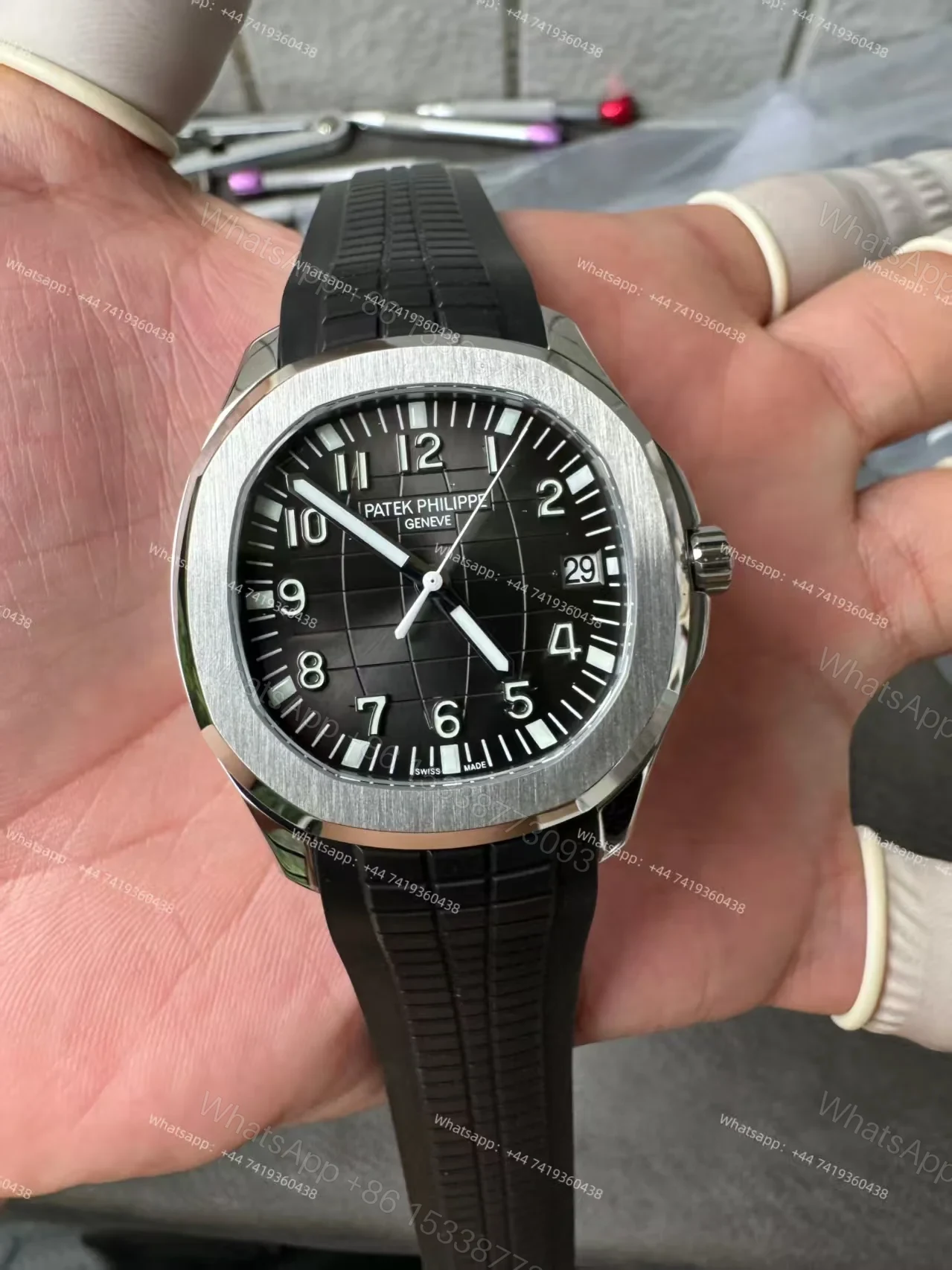 View 3 of Patek Philippe Super Clone Aquanaut 5167A-001 40MM Black dial