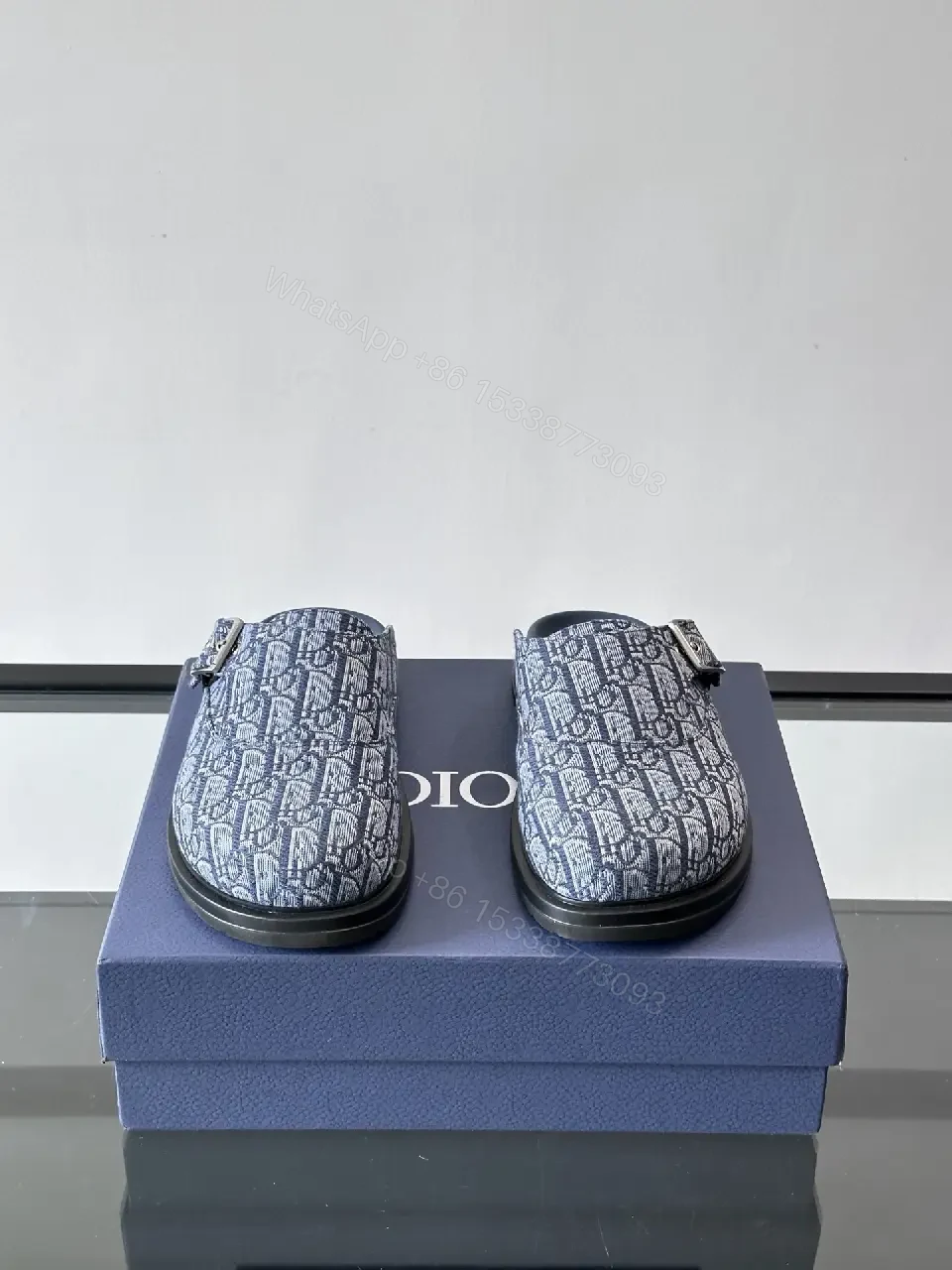 View 9 of Structured Patterned Slip-Ons with Signature Monogram Motif