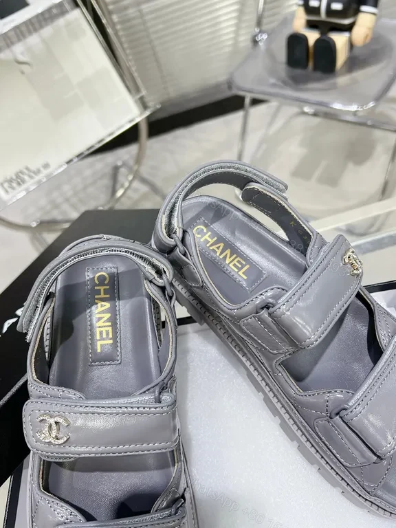 View 7 of Modern-Edge Sandals with Signature Hardware + Luxe Faux-Leather Comfort