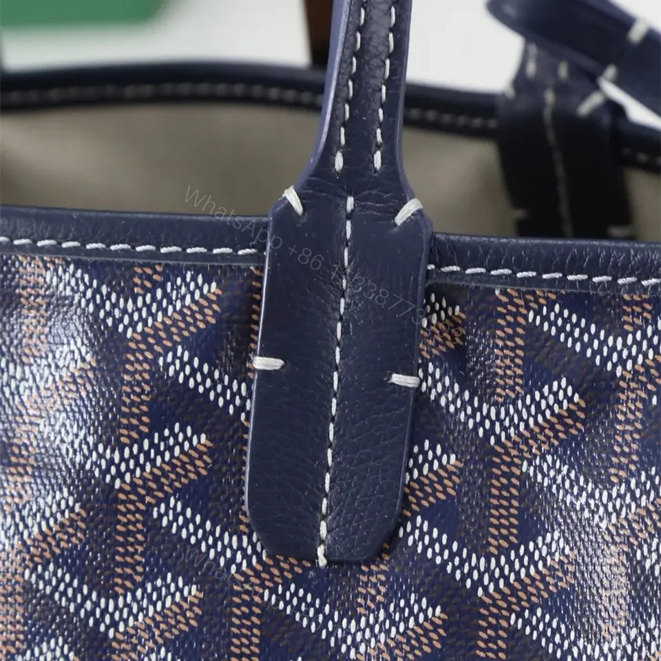 View 7 of 高仿Goyard*STLOUIP3滿印Tote手提袋藍色免檢版小號