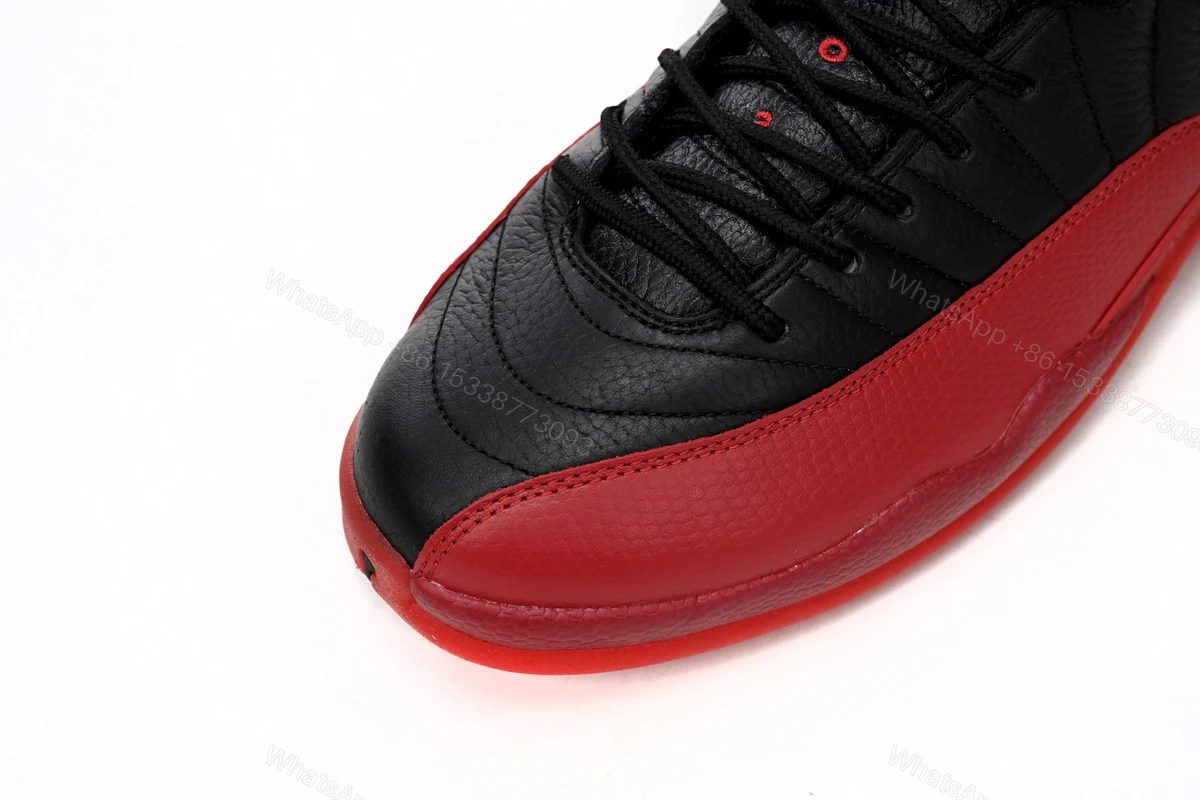 View 10 of Air Jordan 12 “Flu Game” Black Red 130690-002