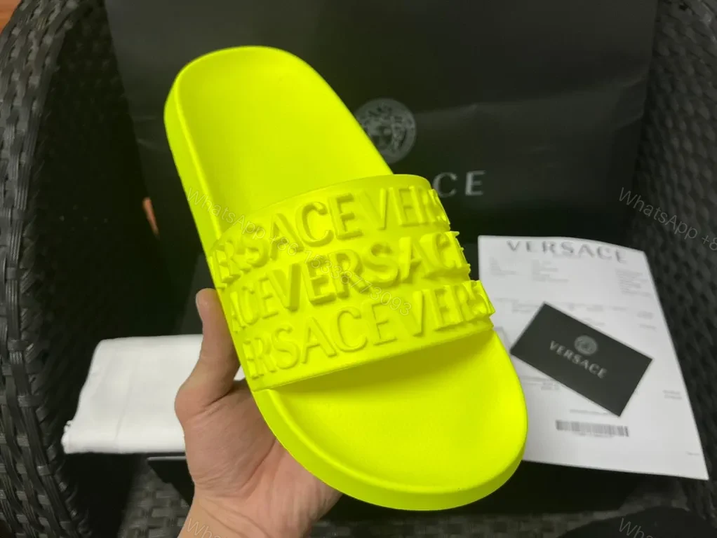 Neon Versace Slide: Bold Color, All-Day Comfort (60 chars) — view 1
