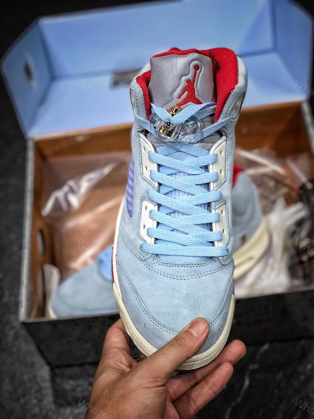 View 6 of Trophy room x Air Jordan 5 Reps