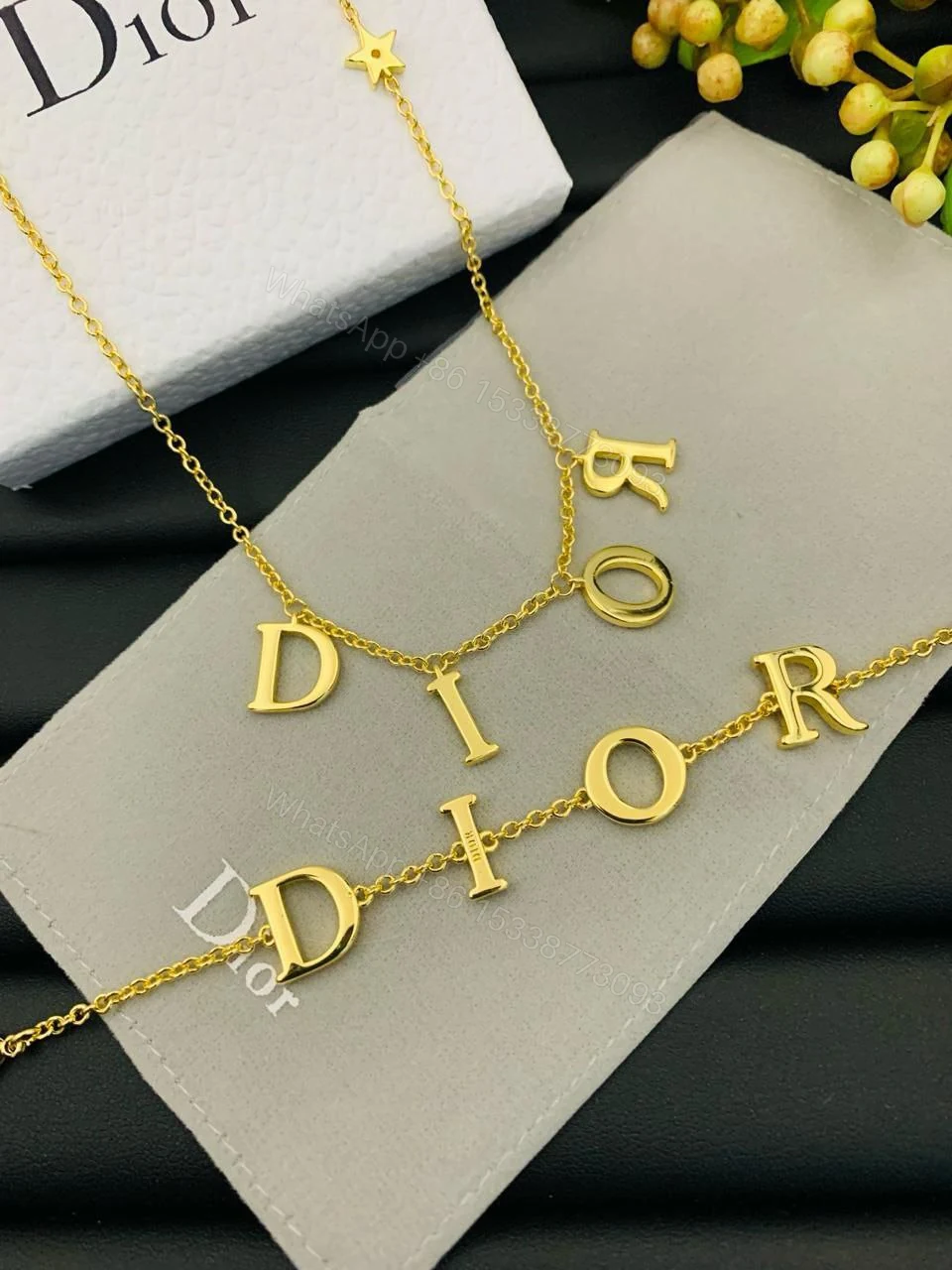 View 2 of woman Dior set
