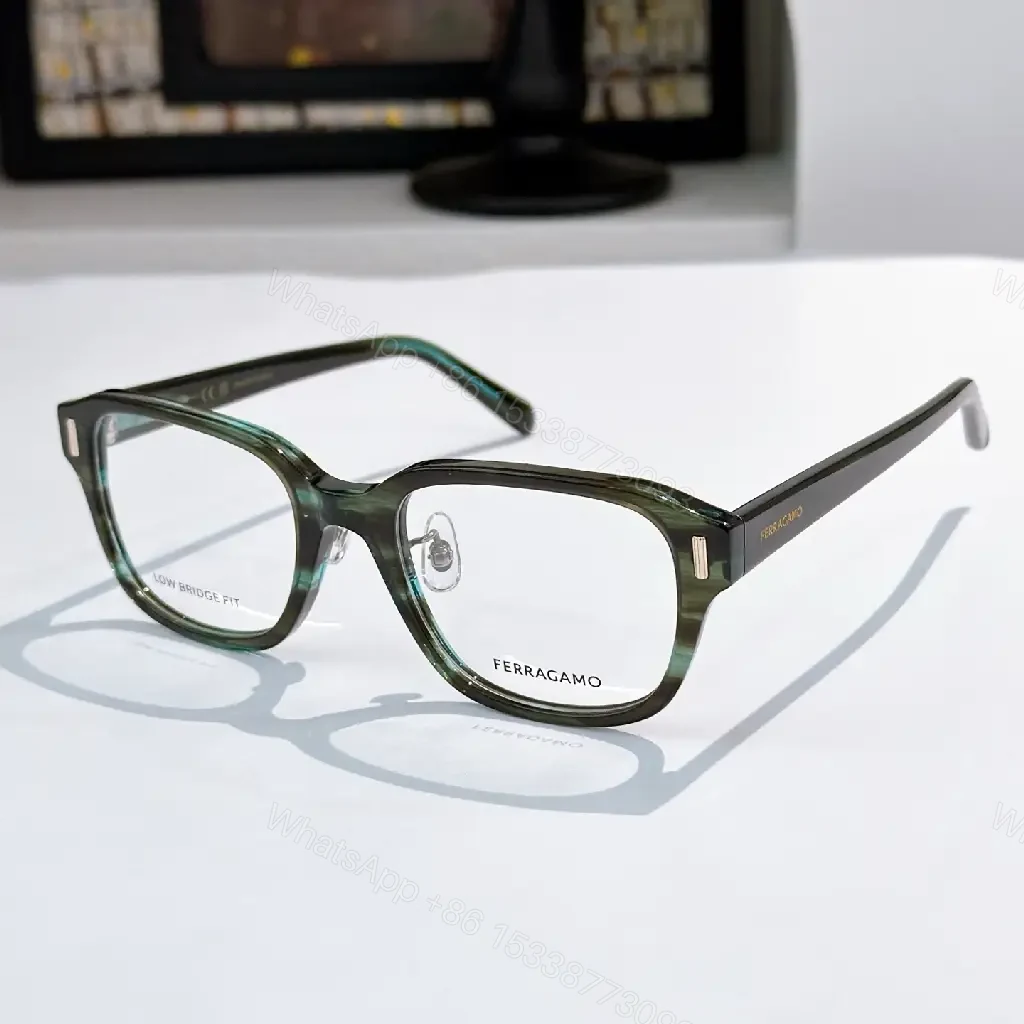 View 4 of Gray Translucent Acetate Rectangular Glasses – Ultra-Comfort, Premium Frame