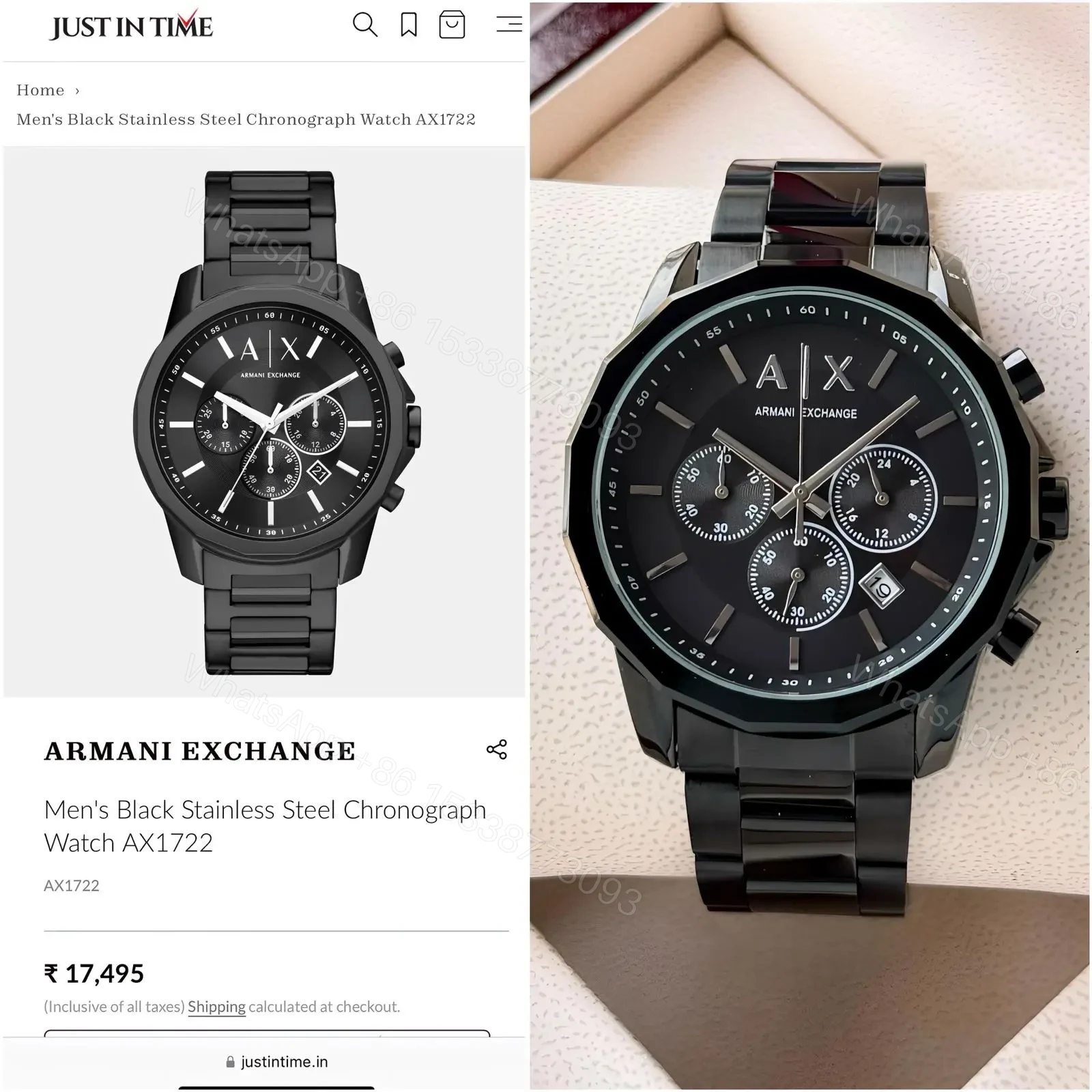 View 2 of Armani Exchange AX1722