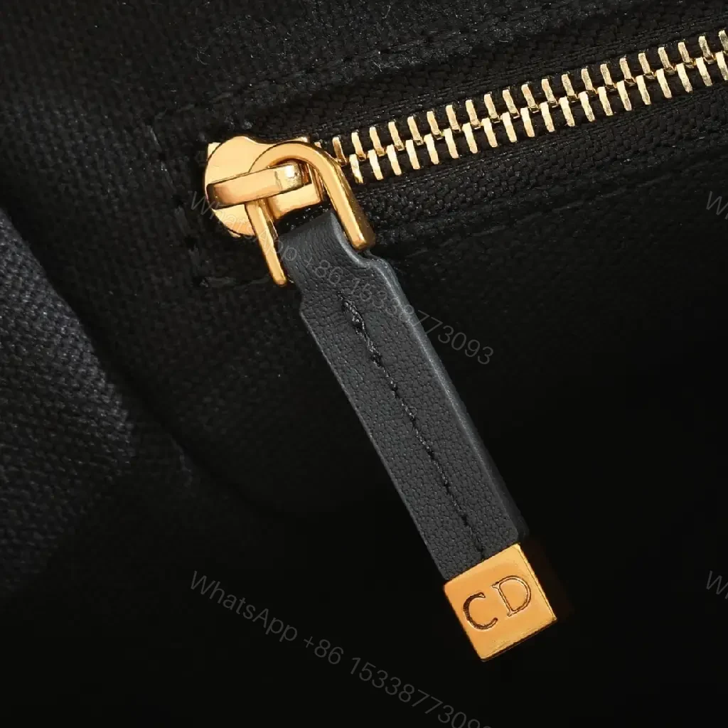 View 6 of Glam Textured Tote: Dior-Inspired Luxury, Everyday Signature Bag