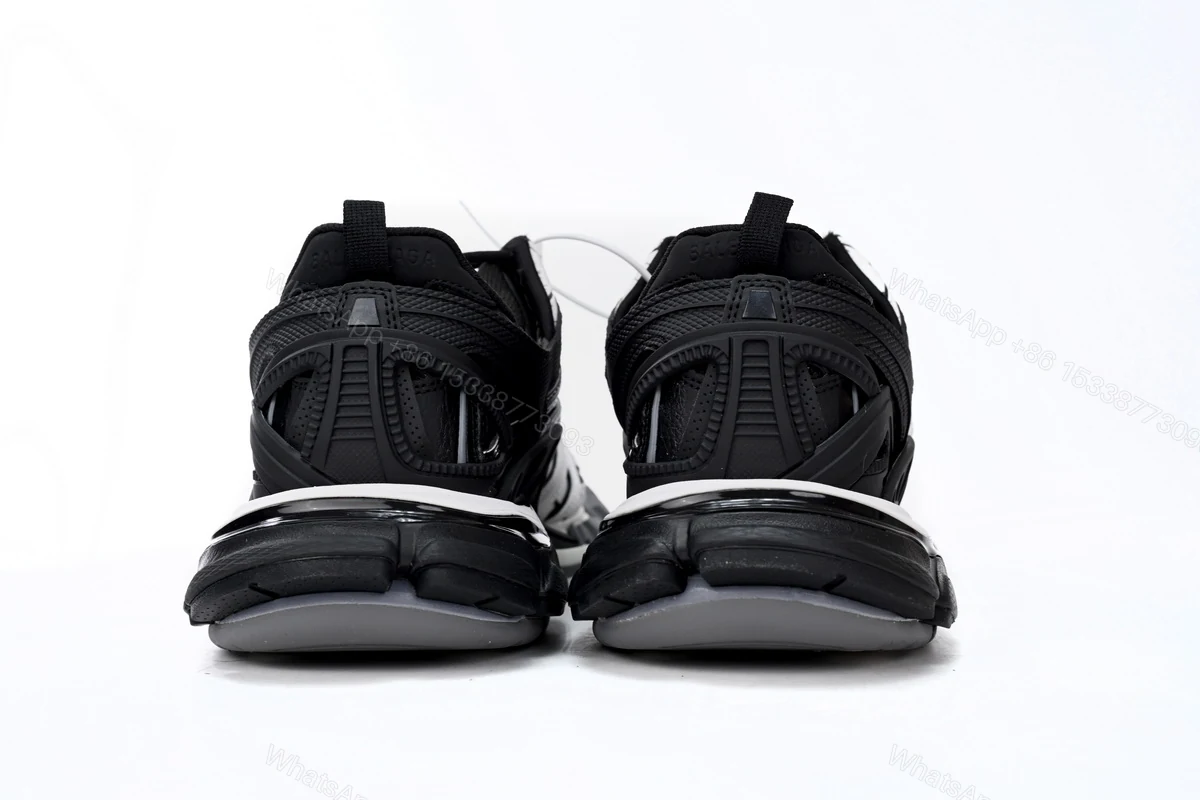 View 9 of Balenciaga Track 2 Sneaker Black And White 568614 W2GN3 1090