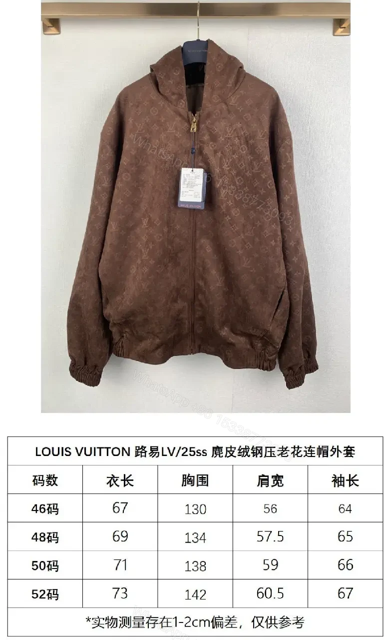 View 8 of Brown Monogram Windbreaker: Cozy Modern Luxury Jacket