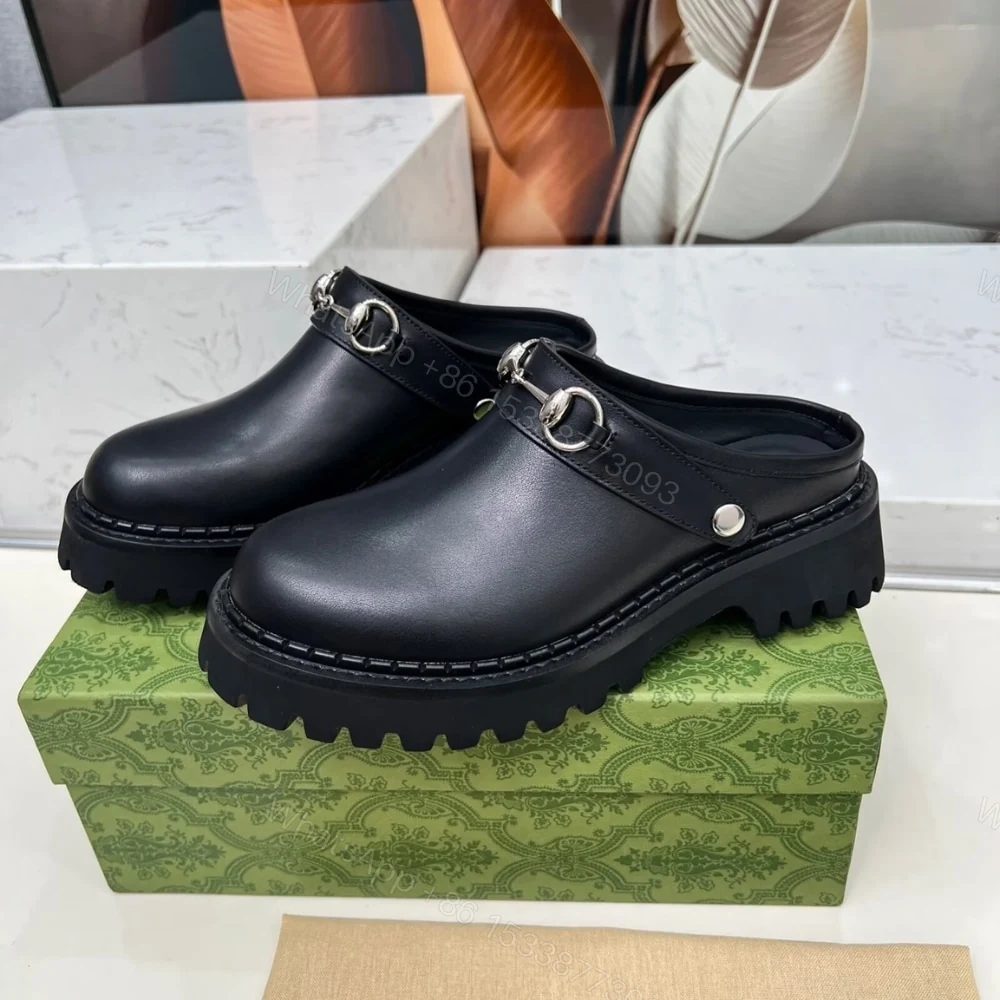 View 4 of GUCCI WOMEN MULE WITH HORSEBIT BLACK