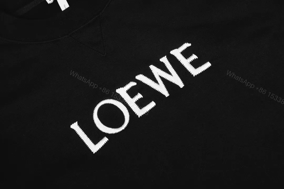 View 8 of Black Cotton-Blend Minimalist Sweatshirt with Elevated Comfort