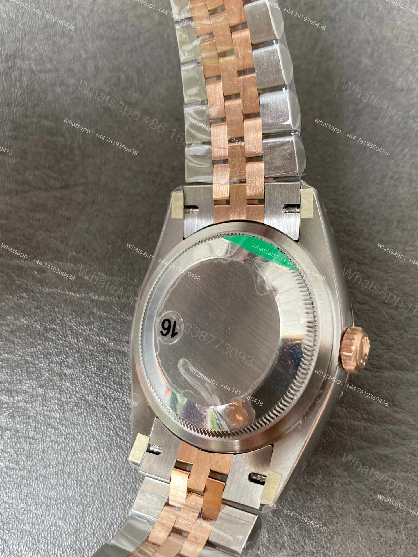 View 8 of Rolex Datejust M126231-0039 1:1 Replica Water Ripple Diamond Silver Dial Jubilee 36MM 3235 Movement Super Clone Watch