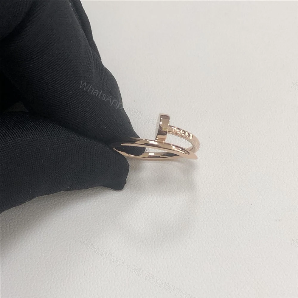 View 2 of Cartier 18K Rose Gold Juste Un Clou Ring Small Dupe