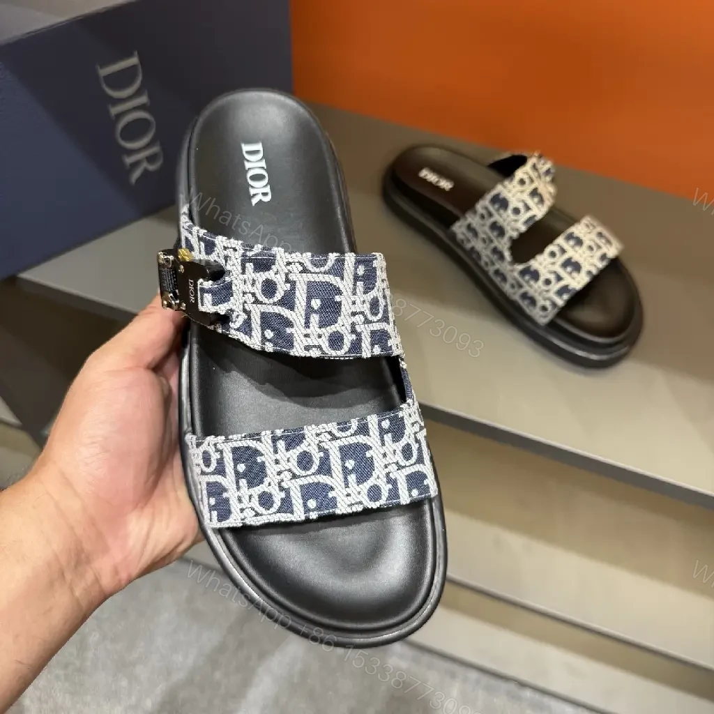 View 7 of Jacquard Slide Sandals: Modern Luxury, Cushioned Comfort