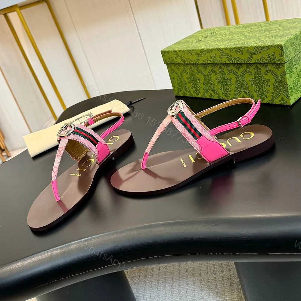 View 5 of GUCCI Women’s Interlocking G Web sandal 215928