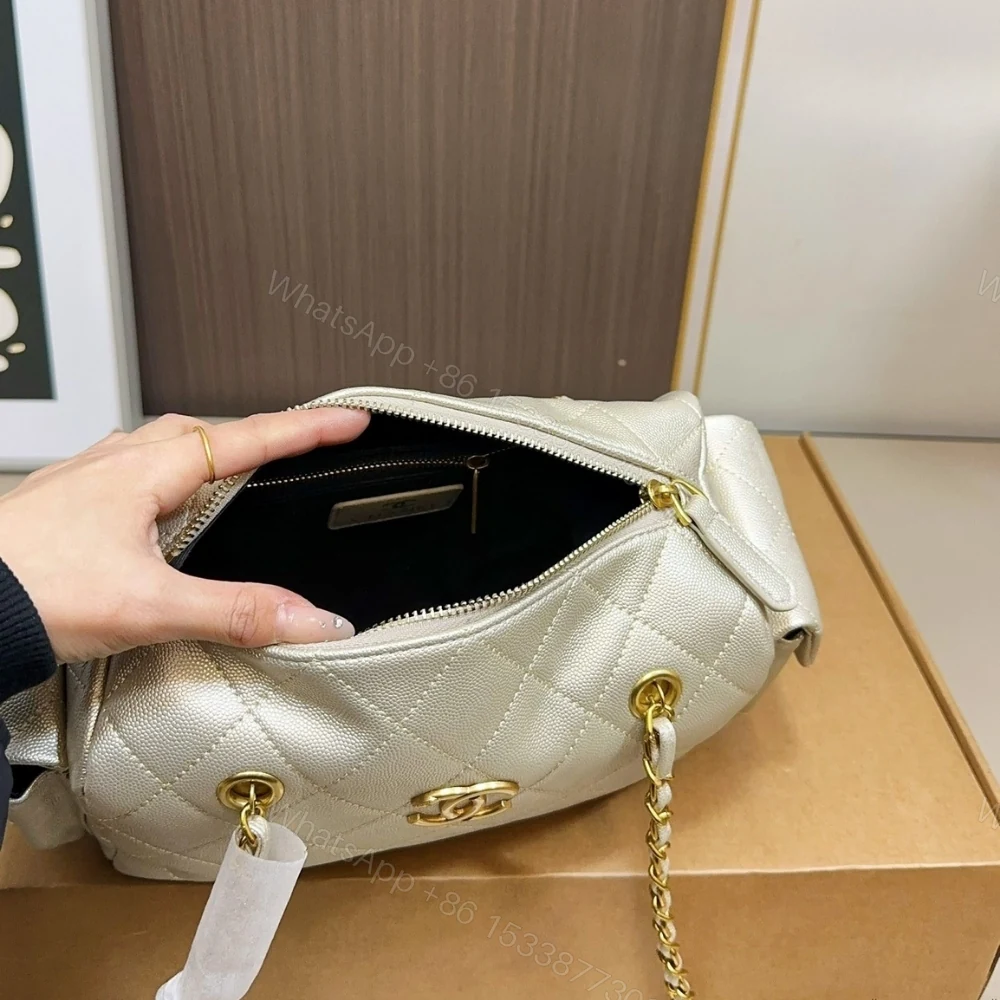 View 3 of Chanel Small Bowling Bag Light Beige 25Cm