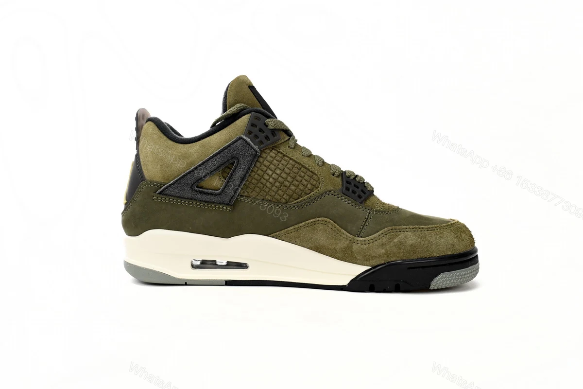 View 5 of Air Jordan 4 Retro Craft Medium Olive FB9927-200