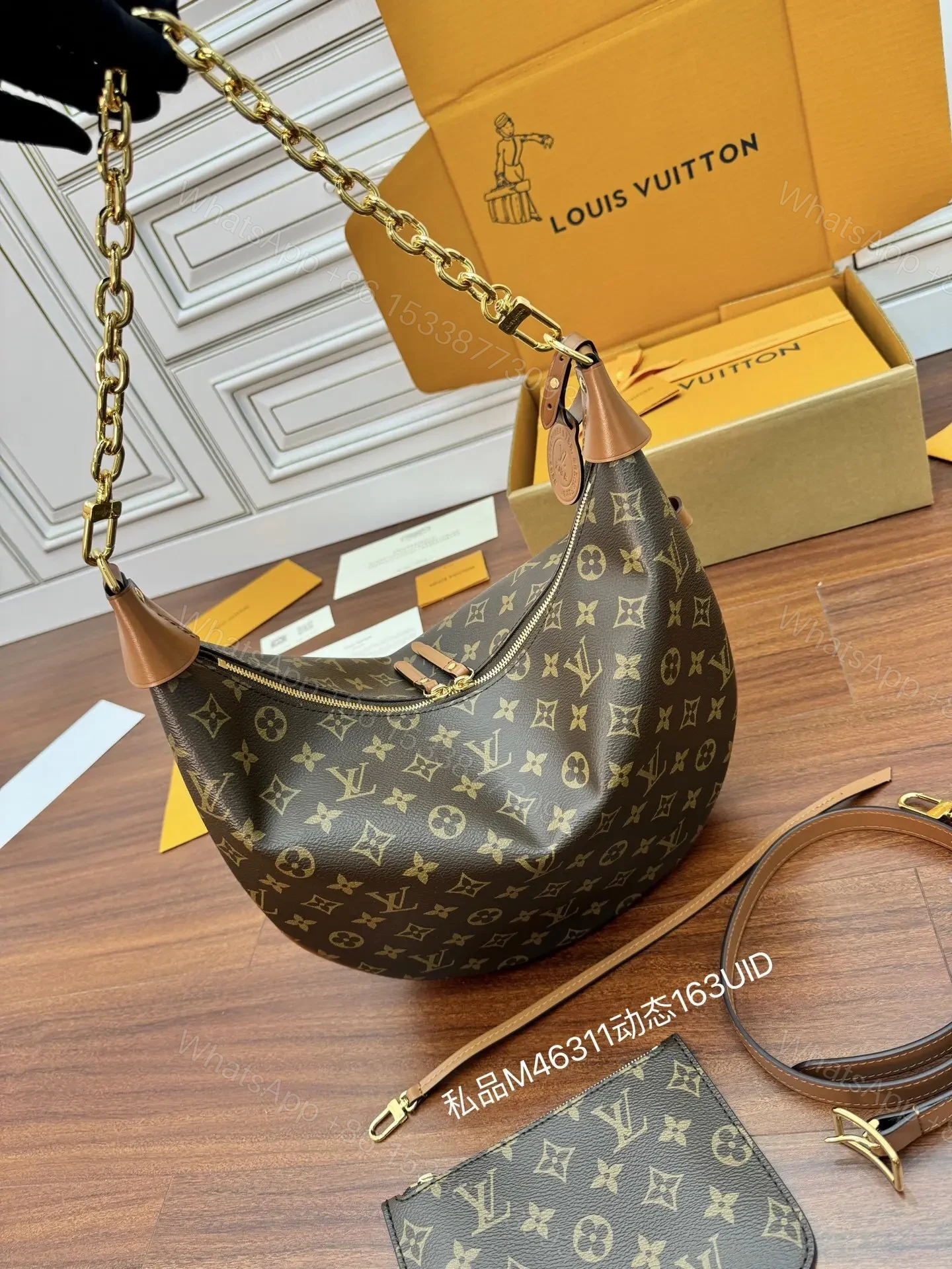 View 2 of Louis Vuitton Loop Hobo bag in Monogram