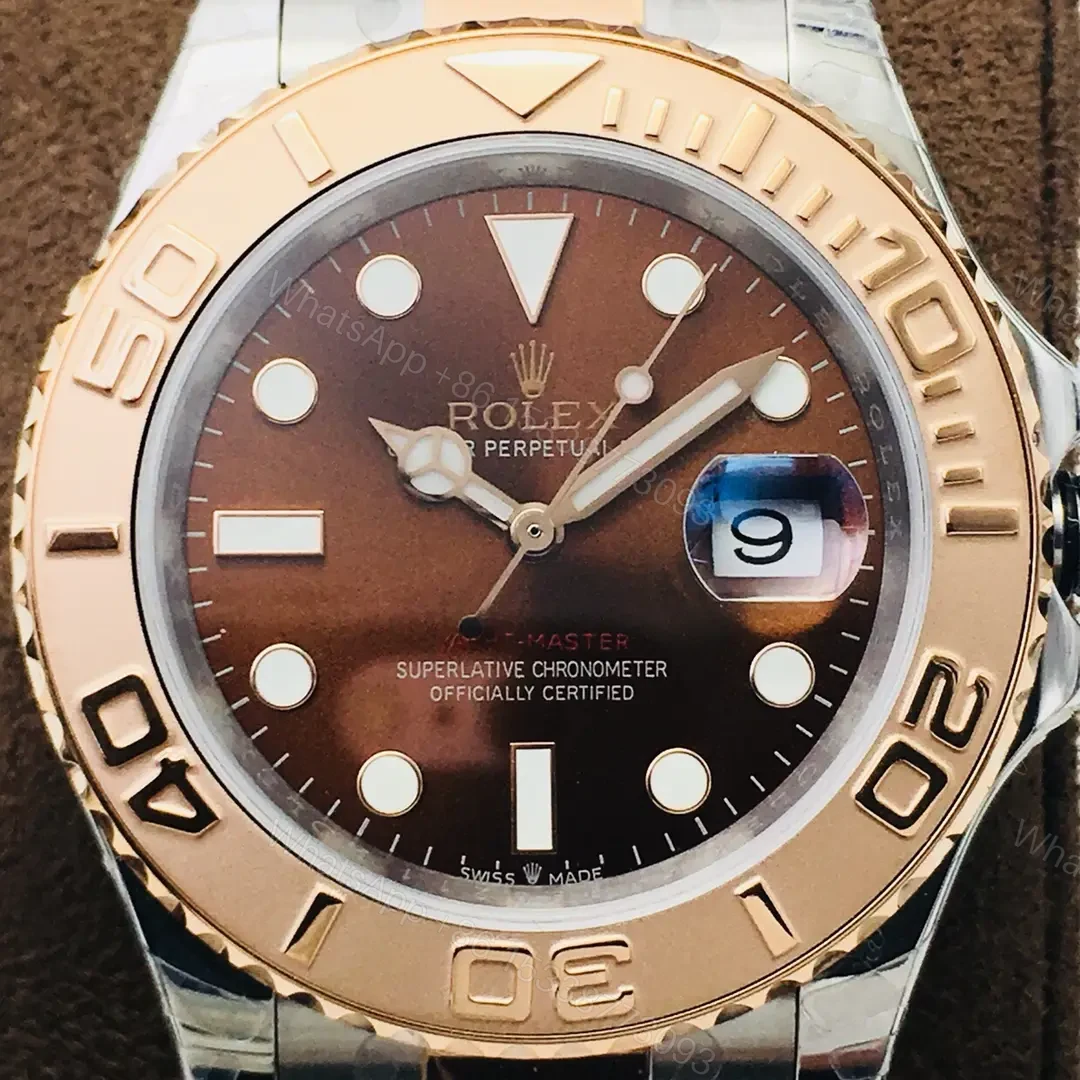 Rolex Yacht-Master 40 Rolesor Everose Chocolate Dial 116621-0001 — view 1
