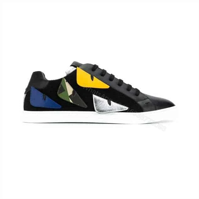 FENDI MONSTER EYES LOW-TOP TRAINERS SNEAKERS – FD05 — view 1