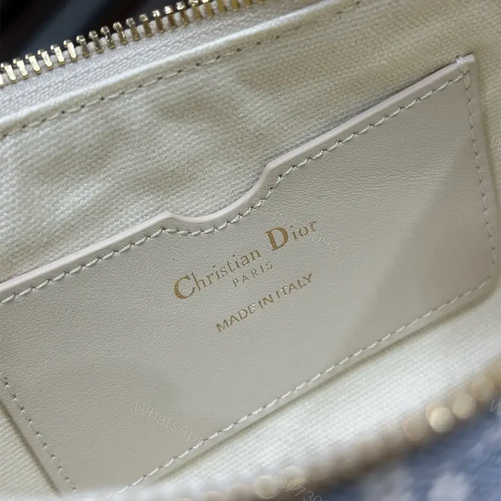 View 9 of 高仿Dior*Montaigne系列S238M925米色印花腋下包Mini免檢版