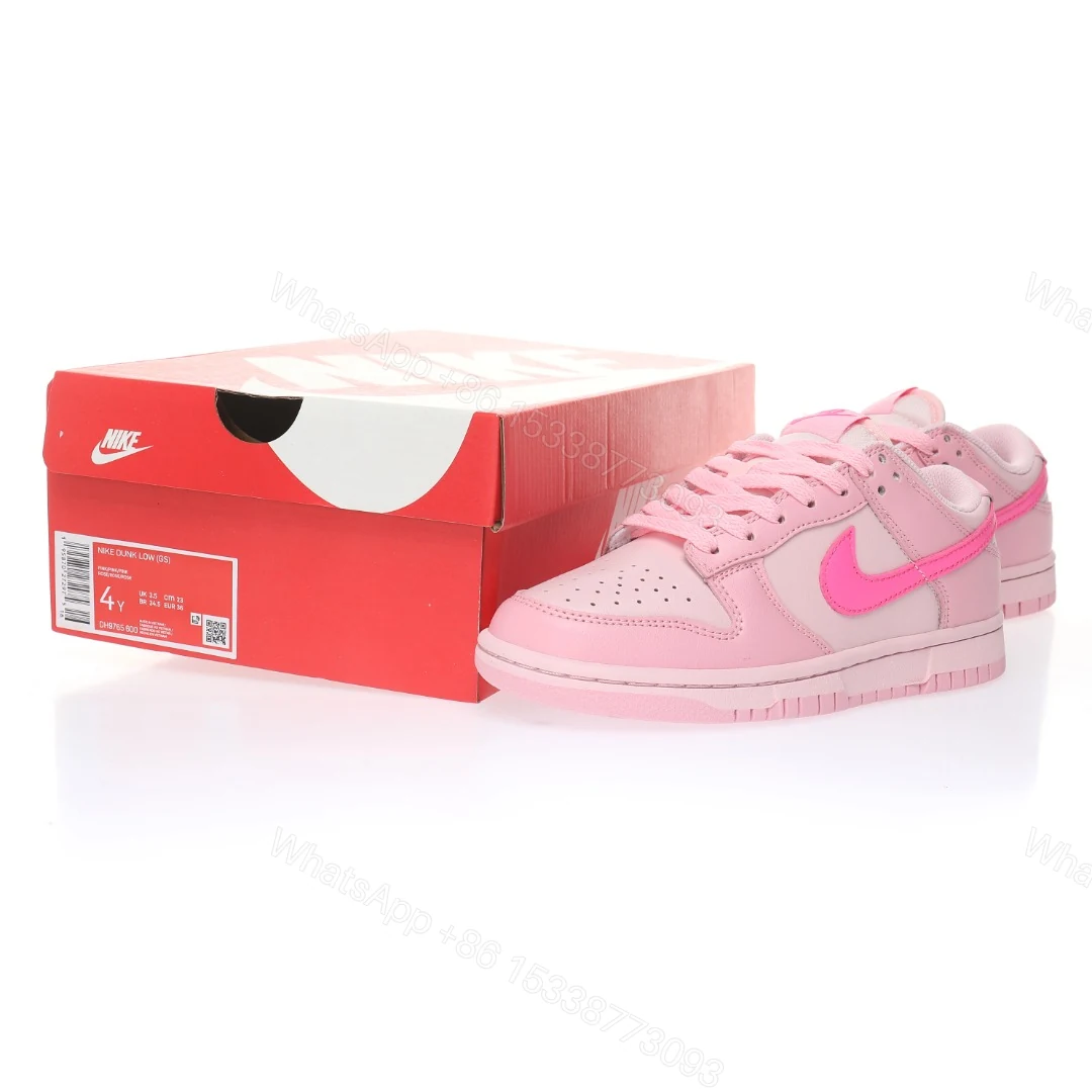 View 2 of Nike Dunk Low “Triple Pink” Replicas