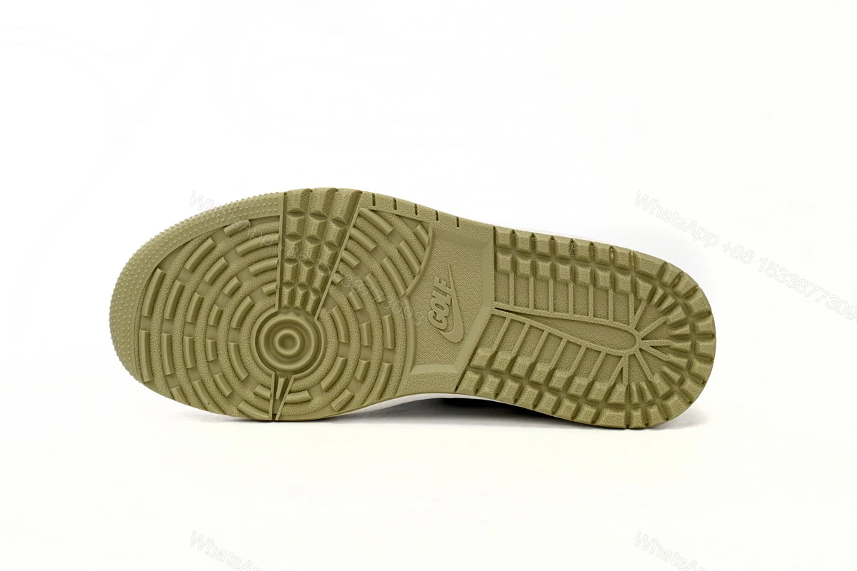 View 12 of Travis Scott x Air Jordan 1 Low Golf “Olive” FZ3124-200
