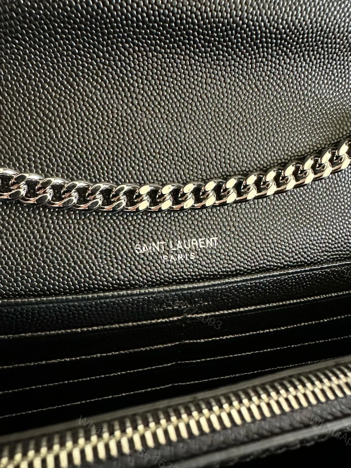 View 7 of YSL Woc black with sliver hardware