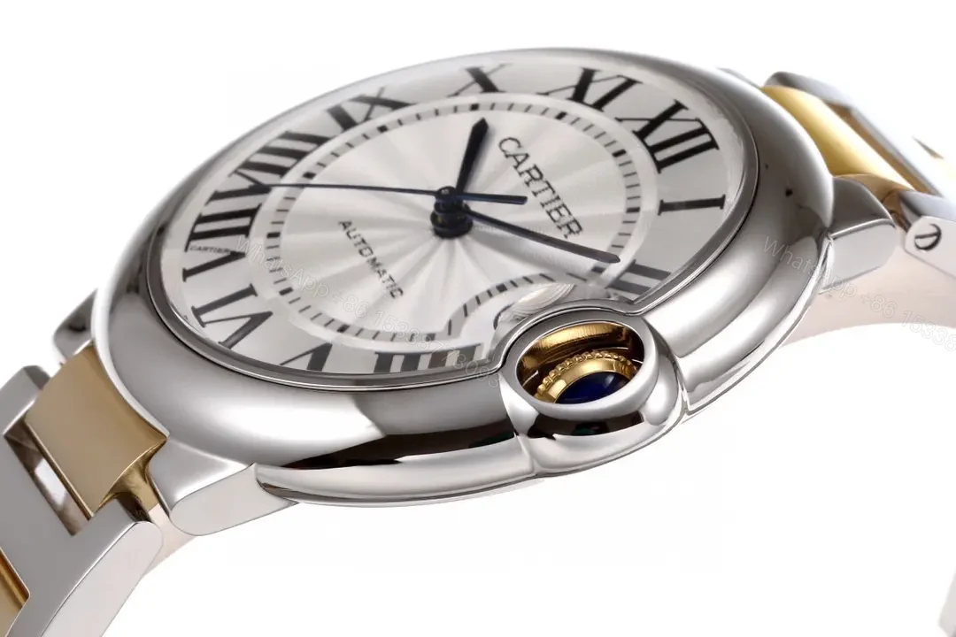 View 5 of GF Factory Cartier Ballon Bleu 42mm Two-Tone Stainless Steel and Gold Automatic Watch
