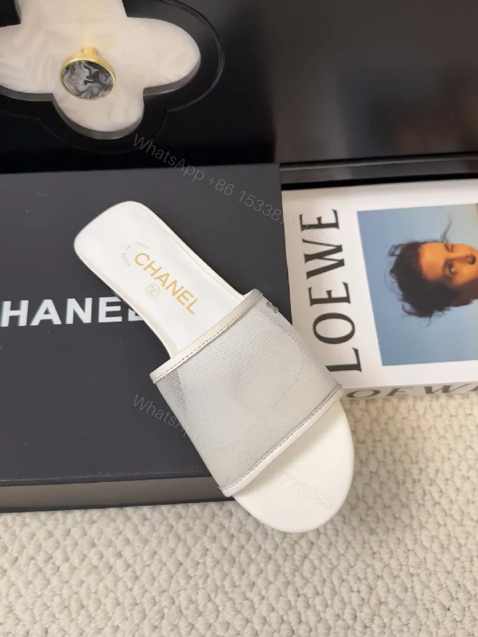 View 6 of White Luxe Slide — Minimalist Comfort, Premium Ease