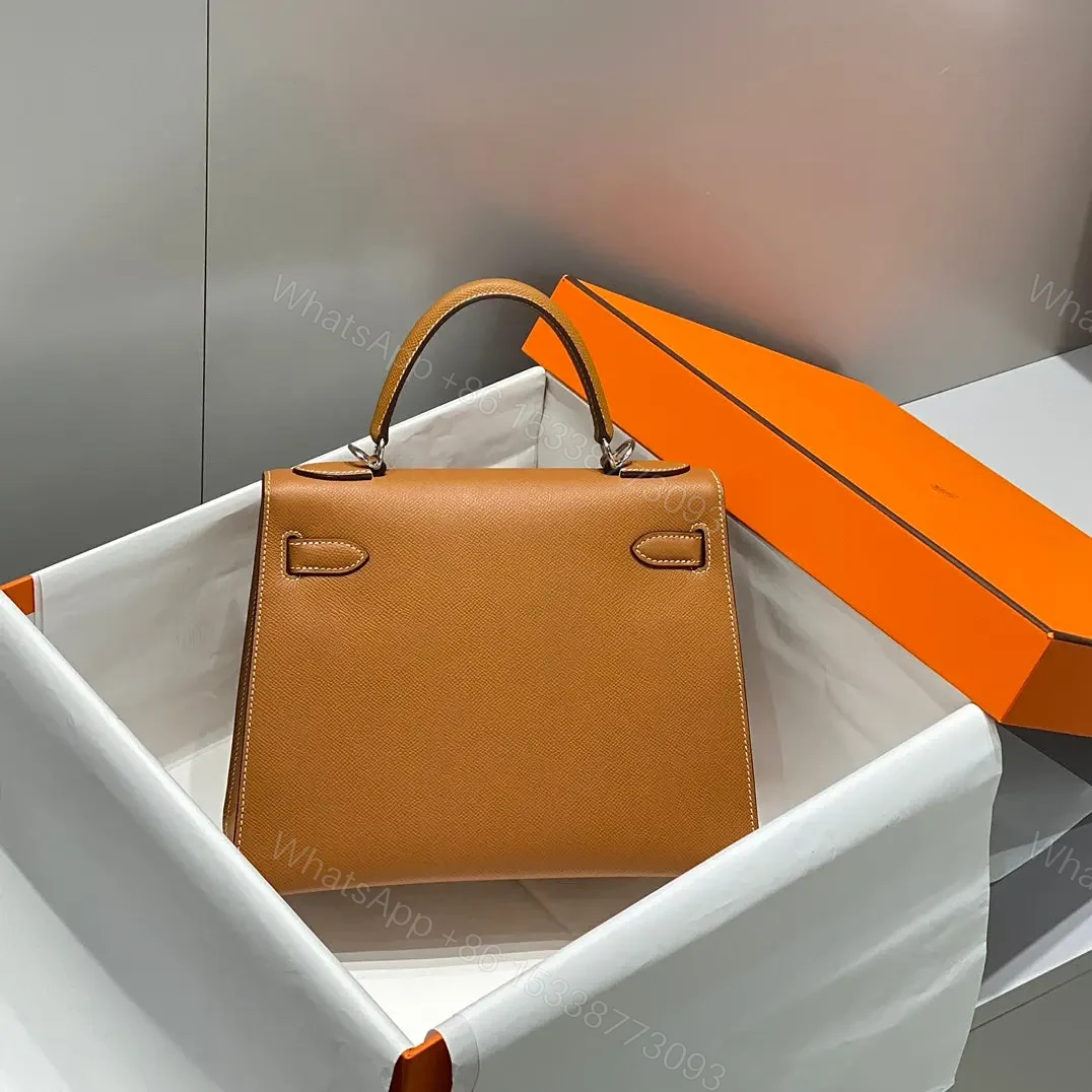 View 4 of HN 28CM IN GOLD EPSOM PALLADIUM HARDWARE