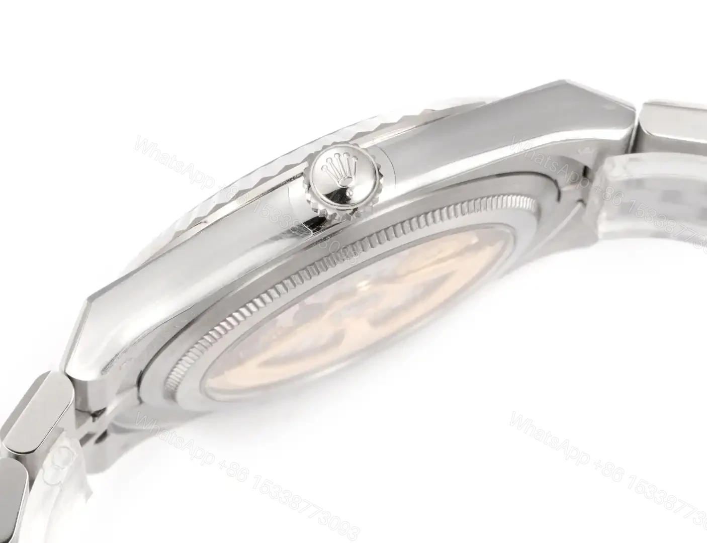 View 7 of Rolex Land-Dweller 36 Oystersteel White Gold Flat Jubilee 127234-0001