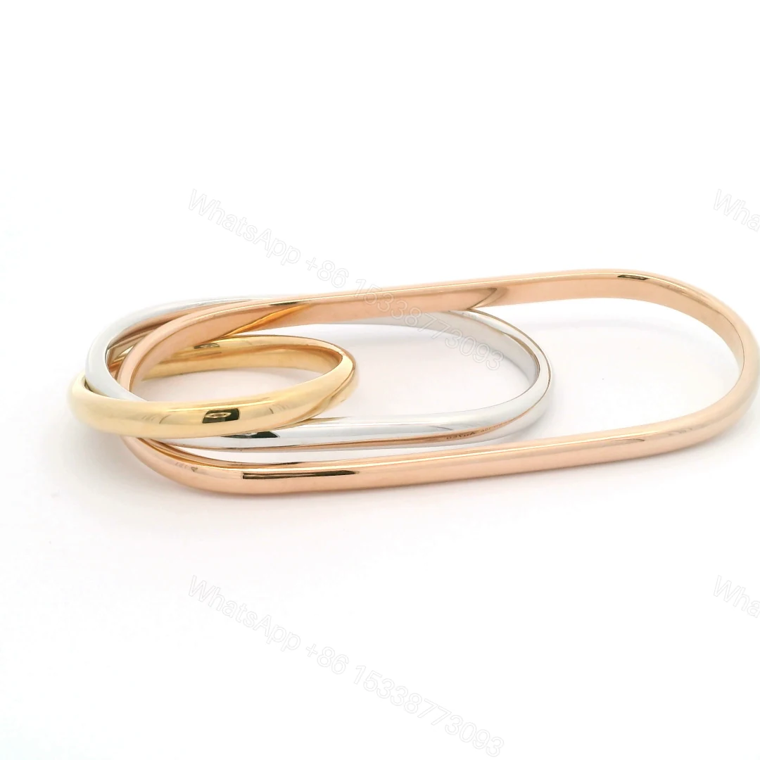 View 4 of 18K Gold New Cartier x Chitose Abe Trinity Three-Finger Ring