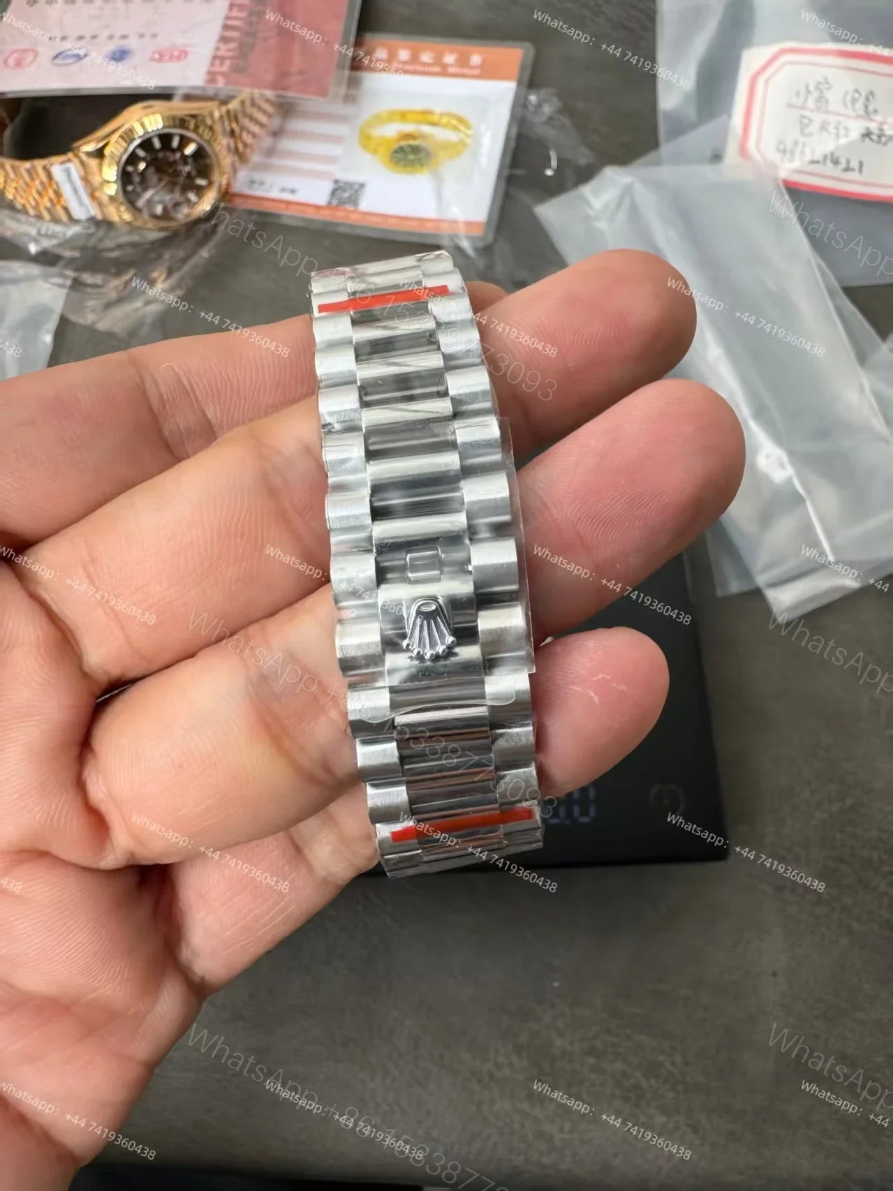 View 12 of Rolex Day-Date M228239-0055 1:1 Replica Meteorite Dial 40MM 3255 Movement Presidential Bracelet Super Clone Watch