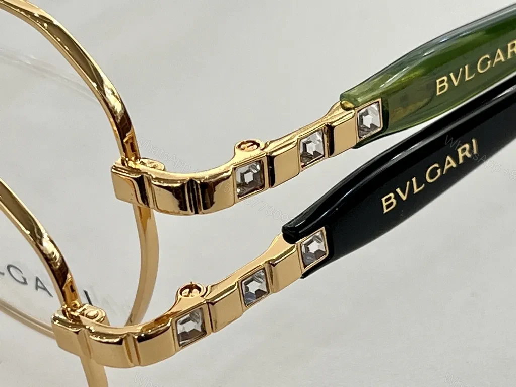 View 4 of Gunmetal BVLGARI Metal Eyewear: Luxe Designer Frames