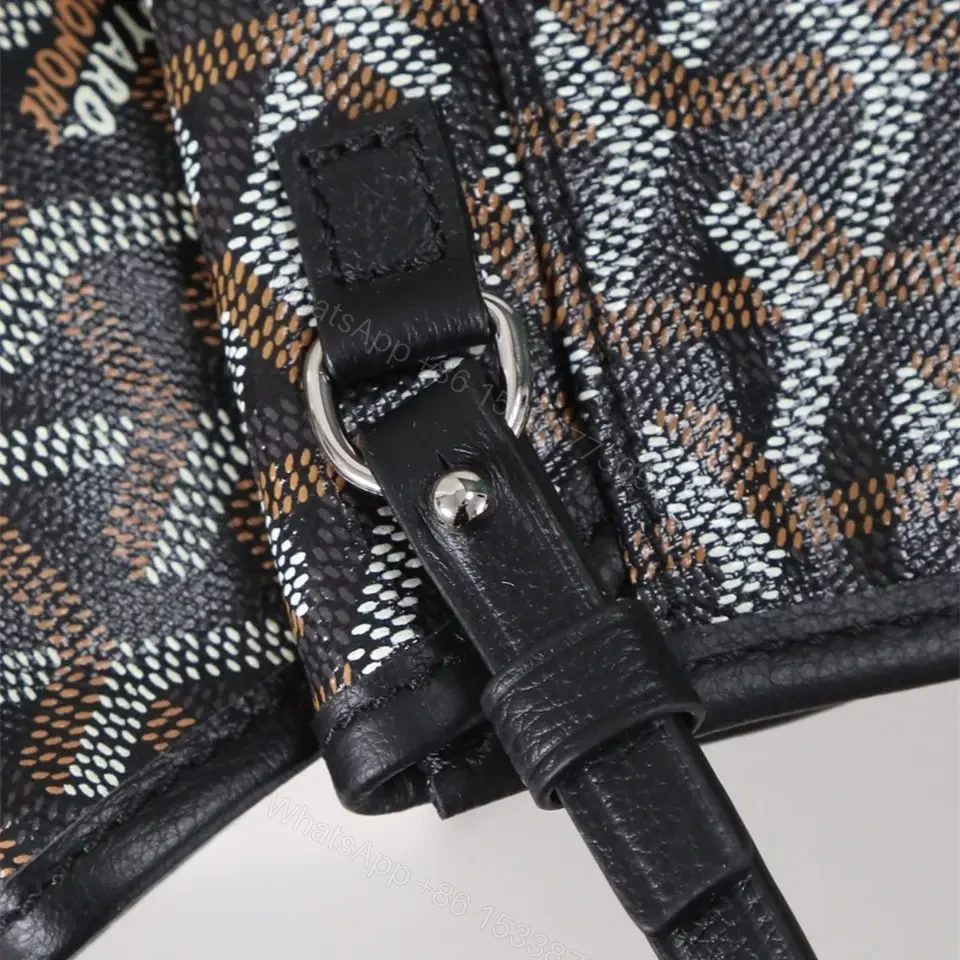View 13 of 高仿Goyard*STLOUIP2滿印Tote手提袋黑色免檢版小號