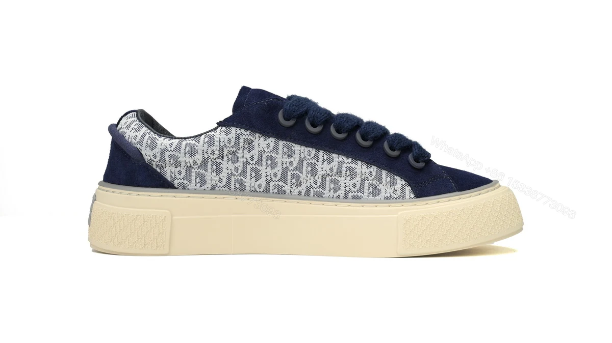 View 5 of Dior B33 Sneakers Release White Blue 3SN272 ZIR1 6536