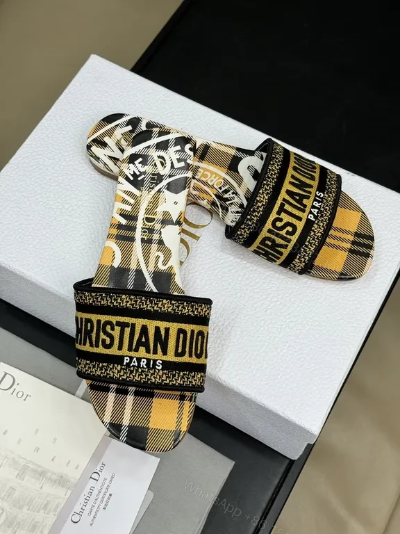 View 6 of Soft-Soled Luxe Slides + Dior-Branding â€” Everyday Comfort Slides