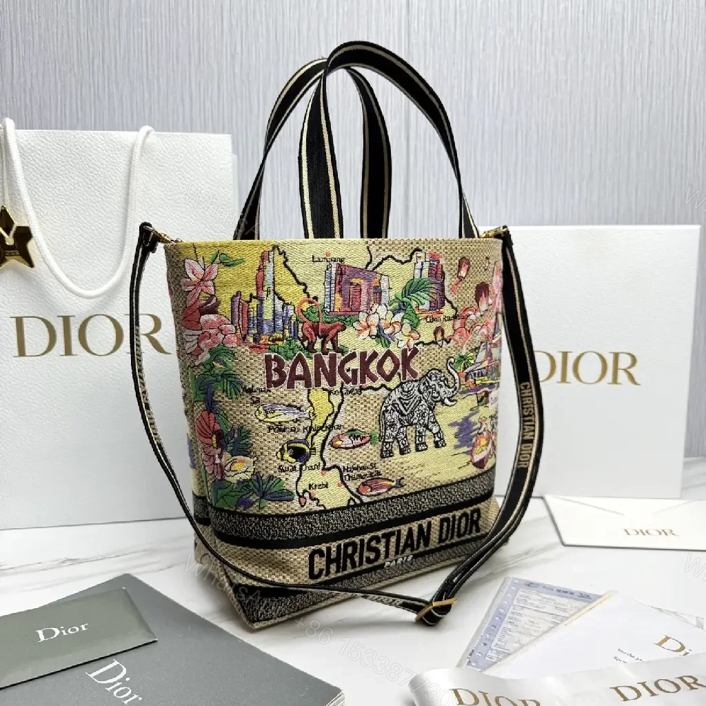 View 7 of Artful Bangkok Tote: Textured Jacquard with Signature Detailing