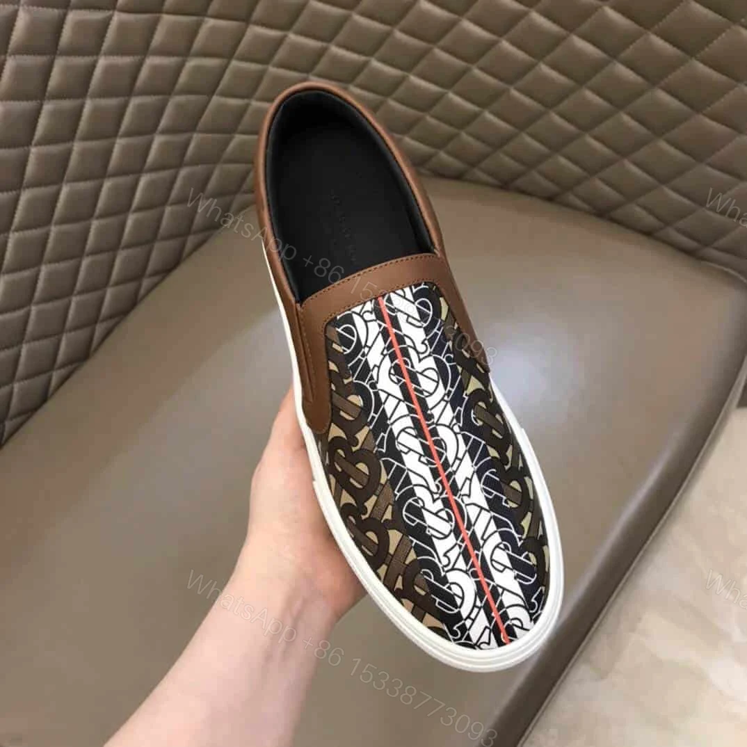 View 4 of BURBERRY LEATHER VINGATE SNEAKER- BBR81